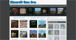 Desktop Screenshot of minecraftgamefree.net